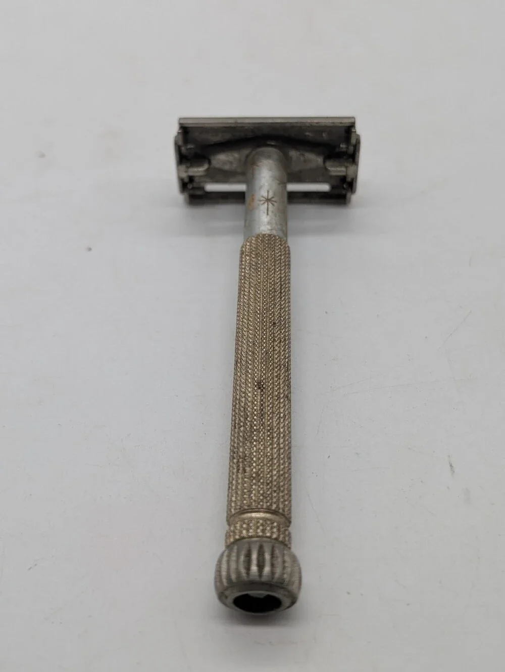 Vintage Lady Gillette Star Pattern Safety Razor – Collectible Shaving Tool